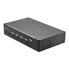StarTech.com 4 Port HDMI KVM Switch, Single Monitor 4K 60Hz Ultra HD HDR, Desktop HDMI 2.0 KVM Switch with 2 Port USB 3.0 Hub (5Gbps) & 4x USB 2.0 HID Ports, Audio, Hotkey Switching, TAA - KVM with Fast Switching - Prepínac KVM / audio - 4 x KVM / zvuk - 1 místní uživatel - desktop, Lze montovat do rozvadece - kompatibilní s TAA StarTech.com 4 Port HDMI KVM Switch, Single Monitor 4K 60Hz Ultra HD HDR, Desktop HDMI 2.0 KVM Switch with 2 Port USB 3.0 Hub (5Gbps) & 4x USB 2.0 HID Ports, Audio, Hotkey Switching, TAA - KVM with Fast Switching - Prepínac KVM / audio - 4 x KVM / zvuk - 1 místní uživatel - desktop, Lze montovat do rozvadece - kompatibilní s TAA