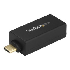 StarTech.com USB C to Gigabit Ethernet Adapter, 1Gbps NIC USB 3.0/USB 3.1 Type C Network Adapter, 1GbE USB-C to RJ45/LAN Port, Thunderbolt 3 Compatible, Windows, MacBook Pro, Chromebook - USB C to Ethernet (US1GC30DB) - Sítový adaptér - USB-C - Gigabit Ethernet x 1 - cerná