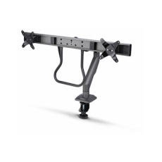 StarTech.com Desk Mount Dual Monitor Arm w/ Crossbar, Up To 27" Displays - Montážní sada - articulating, mechanical spring - pro 2 LCD displeje - ocel, plast - cerná - velikost obrazovky: 17"-27" - upevnitelné na stul - kompatibilní s TAA