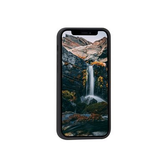 dbramante1928 Monaco - Zadní kryt pro mobilní telefon - kompatibilita s MagSafe - 100% recyklovaný plast - nocní cern - pro Apple iPhone 12, 12 Pro