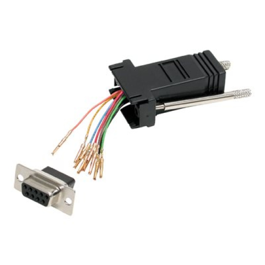 StarTech.com DB9 to RJ45 Modular Adapter - F/F - Serial adapter - DB-9 (F) to RJ-45 (F) - GC98FF - Sériový adaptér - DB-9 (F) do RJ-45 (F) - pro P/N: ICUSB2324852, ICUSB422