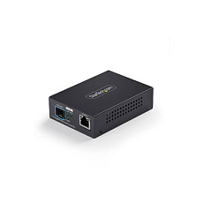 Startech - Konvertor médií s optickými vlákny - 10GbE - pres vláknová optika - 10GBase-LR, 10GBase-SR, 10GBase-X, 10GBase-T - SFP+ / RJ-45 - kompatibilní s TAA