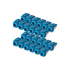 Cat6 Keystone Jack 24-Pack 90-Deg 110 Cat6 Keystone Jack 24-Pack 90-Deg 110