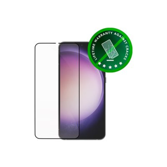 dbramante1928 Eco-shield - Ochrana obrazovky pro mobilní telefon - barva rámu černá - pro Samsung Galaxy S23