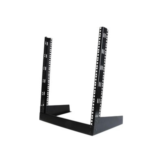 StarTech.com 12U Open Frame Network Rack - 19" 2 Post Free Standing Desktop Rack for Computer, AV, Media, IT, Data & Server Room Equipment (RK12OD) - Rozvadec stojanový open frame - cerná - 12U - 19" - pro P/N: CABCAGENUTS6, CABSCREWM52, CABSCREWSM6, CABSCRWM520, CABSCRWM620, CABSCRWS1224