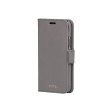 dbramante1928 New York - Pouzdro s klopou pro mobilní telefon - full-grain Saffiano leather - shadow gray - pro Apple iPhone 11 Pro dbramante1928 New York - Pouzdro s klopou pro mobilní telefon - full-grain Saffiano leather - shadow gray - pro Apple iPhone 11 Pro