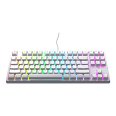 CHERRY XTRFY K4V2 - Klávesnice - RGB - 80% - TKL - podsvícení - USB - QWERTY - americká - klávesový spínač: CHERRY MX2A Red - bílá CHERRY XTRFY K4V2 - Klávesnice - RGB - 80% - TKL - podsvícení - USB - QWERTY - americká - klávesový spínač: CHERRY MX2A Red - bílá