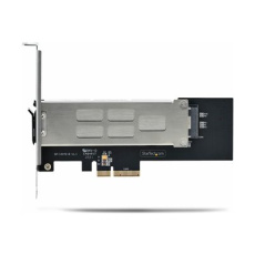 StarTech.com M.2 NVMe SSD to PCIe x4 Mobile Rack/Backplane with Removable Tray for PCI Express Expansion Slot, Tool-less Installation, PCIe 4.0/3.0 Hot-Swap Drive Bay, Key Lock - 2 Keys Included - Adaptér rozhraní - M.2 - M.2 NVMe Card / PCIe 4.0 (NVMe) - PCIe 4.0 x4 - cerná, stríbrná - pro StarTech.com Expansion Slot Rear Exhaust Cooling Fan with LP4 Connector (FANCASE)