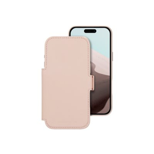 dbramante1928 Lynge - Pouzdro s klopou pro mobilní telefon - kompatibilita s MagSafe - ružová pink sand