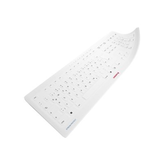 CHERRY STREAM PROTECT MEMBRANE - Keyboard cover - Francouzské uspořádání, 105 + 10 kláves - bledě šedá - pro STREAM KEYBOARD, KEYBOARD WIRELESS