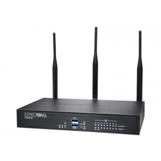 SonicWall TZ500W - Advanced Edition - bezpečnostní zařízení - s 3 years Advanced Threat Detection - GigE - Wi-Fi 5 - 2.4 GHz, 5 GHz - SonicWALL Secure Upgrade Plus Program (3 roky)