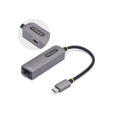 StarTech.com 2.5GbE USB-C to Ethernet Adapter - Síťový adaptér - USB-C 3.2 Gen 1 / Thunderbolt 3 - 10M/100M/1G/2.5 Gigabit Ethernet + USB-C 3.2 Gen 1 - šedá space gray
