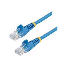Startech CAT5e Cable - 10 m Blue Ethernet Cable - Snagless CAT5e Patch Cord - CAT5e UTP Cable - RJ45 Network Cable - Patch kabel - RJ-45 (M) do RJ-45 (M) - 10 m - UTP - CAT 5e - provedení bez hrbolku, licna - modrá