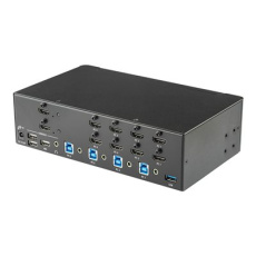 StarTech.com StarTech.com 4-Port Dual Monitor HDMI KVM Switch with Audio & USB 3.0 hub - 4K 30Hz - 4 PC Mac Computer KVM Switch Box for HDMI Display (SV431DHD4KU) - Prepínac KVM / audio / USB - 4 x KVM / zvuk / USB - Lze montovat do rozvadece StarTech.com StarTech.com 4-Port Dual Monitor HDMI KVM Switch with Audio & USB 3.0 hub - 4K 30Hz - 4 PC Mac Computer KVM Switch Box for HDMI Display (SV431DHD4KU) - Prepínac KVM / audio / USB - 4 x KVM / zvuk / USB - Lze montovat do rozvadece