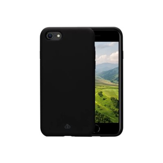 dbramante1928 Costa Rica - Zadní kryt pro mobilní telefon - kompatibilita s MagSafe - silikon, recyklovaný plast - nocní cern - pro Apple iPhone 7, 8, SE (2nd generation), SE (3rd generation)