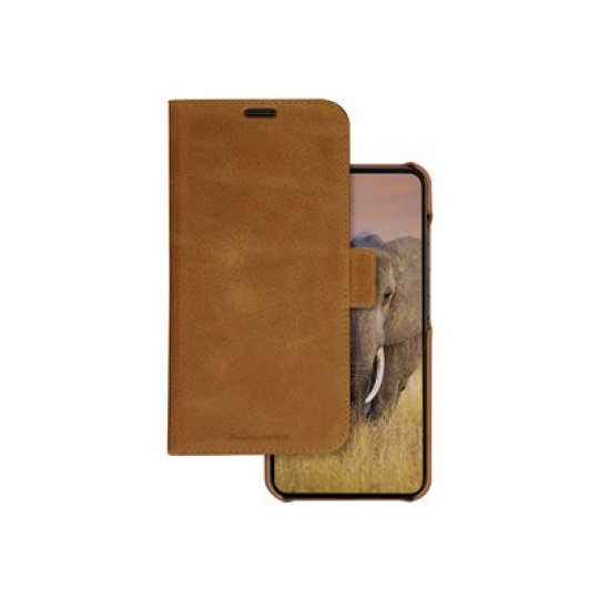 dbramante1928 Lynge - Pouzdro s klopou pro mobilní telefon - kuže full-grain - bronz - pro Samsung Galaxy A55