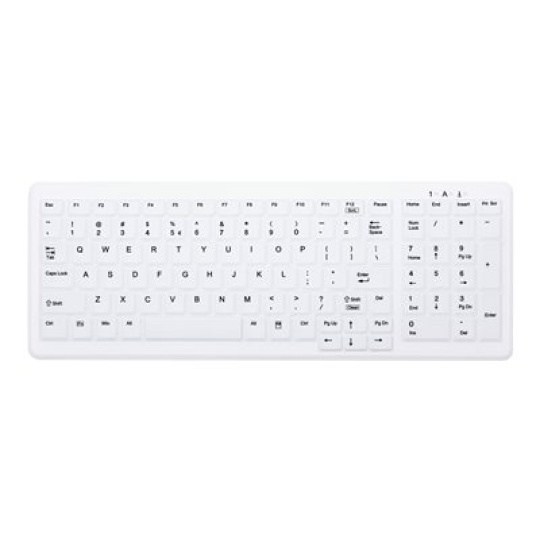 Active Key MedicalKey AK-C7000 - Klávesnice - bezdrátový - 2.4 GHz - americká - bílá