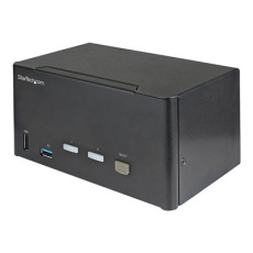 StarTech.com 2 Port Triple Monitor DisplayPort KVM Switch, 4K 60Hz UHD HDR, Desktop 4K DP 1.2 KVM with 2 Port USB 3.0 Hub (5Gbps) & 4x USB 2.0 HID Ports, Audio, Hotkey Switching, TAA - Keyboard/Video/Mouse Switch - Prepínac KVM / audio - 2 x KVM / zvuk - desktop - kompatibilní s TAA StarTech.com 2 Port Triple Monitor DisplayPort KVM Switch, 4K 60Hz UHD HDR, Desktop 4K DP 1.2 KVM with 2 Port USB 3.0 Hub (5Gbps) & 4x USB 2.0 HID Ports, Audio, Hotkey Switching, TAA - Keyboard/Video/Mouse Switch - Prepínac KVM / audio - 2 x KVM / zvuk - desktop - kompatibilní s TAA