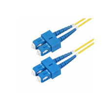 StarTech.com 3m (9.8ft) SC to SC (UPC) OS2 Single Mode Duplex Fiber Optic Cable, 9/125?m, Laser Optimized, 40G/100G Zipcord, Bend Insensitive, Low Insertion Loss - LSZH Fiber Patch Cord (SMDOS2SCSC3M) - Patch kabel - jednoduchý režim SC/UPC (M) do jednoduchý režim SC/UPC (M) - 3 m - 3 m - 2 mm - optické vlákno - duplex - 9 / 125 mikron - OS1/OS2 - neobsahuje halogen - žlutá