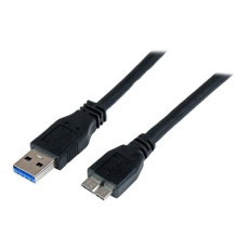 StarTech.com 1m 3 ft Certified SuperSpeed USB 3.0 A to Micro B Cable Cord - USB 3 Micro B Cable - 1x USB A (M), 1x USB Micro B (M) - Black (USB3CAUB1M) - Kabel USB - Micro-USB typu B (M) do USB typ A (M) - USB 3.0 - 1 m - cerná - pro P/N: DKT30CVAGPD, HB30A4AIB, HB30AM4AB, HB31C2A2CME, HB31C3A1CME, ST7C51224, ST7C51224EU StarTech.com 1m 3 ft Certified SuperSpeed USB 3.0 A to Micro B Cable Cord - USB 3 Micro B Cable - 1x USB A (M), 1x USB Micro B (M) - Black (USB3CAUB1M) - Kabel USB - Micro-USB typu B (M) do USB typ A (M) - USB 3.0 - 1 m - cerná - pro P/N: DKT30CVAGPD, HB30A4AIB, HB30AM4AB, HB31C2A2CME, HB31C3A1CME, ST7C51224, ST7C51224EU