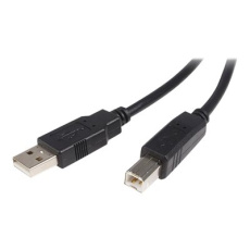 StarTech.com 0.5m USB 2.0 A to B Cable M/M - Kabel USB - USB (M) do USB typ B (M) - USB 2.0 - 50 cm - cerná StarTech.com 0.5m USB 2.0 A to B Cable M/M - Kabel USB - USB (M) do USB typ B (M) - USB 2.0 - 50 cm - cerná