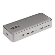 StarTech.com Dual-Laptop USB-C KVM Docking Station, Dual Monitor 4K 60Hz DisplayPort Dock, 5-Port USB Hub, GbE, 90W/45W Power Delivery to Two Laptops, Windows/Mac, 2-Host KVM Dock - Dokovací stanice - USB-C 3.2 Gen 2 - 2 x DP - 1GbE - kompatibilní s TAA