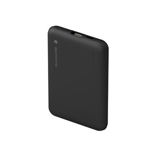 dbramante1928 re-charge - Power banka - 10000 mAh - 20 Watt - Apple 2.4A, PD/PPS, Apple Fast Charge, QC 3.0 - 2 výstupní konektory (24 pin USB-C, USB typ A) - na kabelu: USB-C - cerná