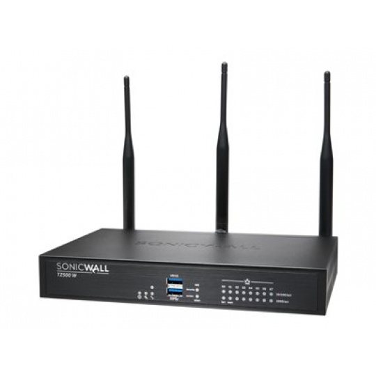 SonicWall TZ500W - Advanced Edition - bezpečnostní zařízení - s 1 year Advanced Threat Detection - GigE - Wi-Fi 5 - 2.4 GHz, 5 GHz