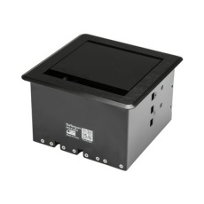 StarTech.com Conference Table Cable Management Box - Table Top - Conference Room AV - Conference Table Connectivity Box (BOX4CABLE) - Box pro správu kabelu - cerná