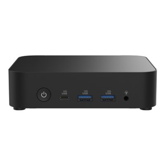 ASUS NUC 14 Essential Kit RNUC14MNK1500002 - Barebone - mini PC 1 x N-series N150 / až 3.6 GHz - RAM 0 GB - UHD Graphics - IEEE 802.11ax (Wi-Fi 6E), Gigabit Ethernet, 2.5 Gigabit Ethernet, Bluetooth 5.3 - černá
