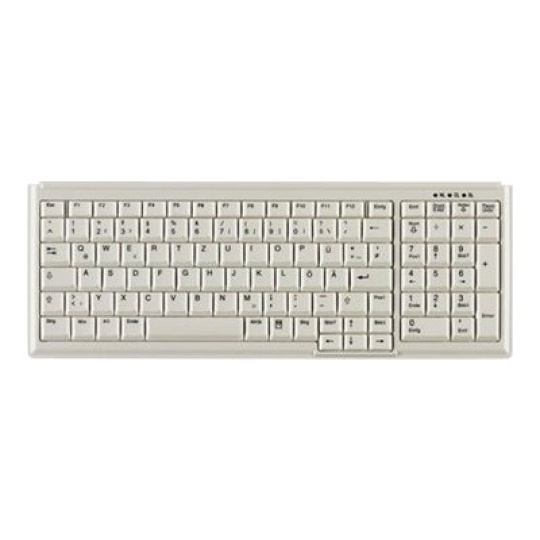 Active Key AK-7000 - Klávesnice - PS/2 - americká - světle šedá