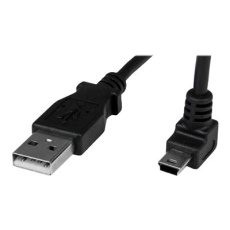 StarTech.com 1m Mini USB Cable Cord - A to Up Angle Mini B - Up Angled Mini USB Cable - 1x USB A (M), 1x USB Mini B (M) - Black (USBAMB1MU) - Kabel USB - USB (M) do mini-USB typ B (M) - 1 m - konektor 90° - cerná StarTech.com 1m Mini USB Cable Cord - A to Up Angle Mini B - Up Angled Mini USB Cable - 1x USB A (M), 1x USB Mini B (M) - Black (USBAMB1MU) - Kabel USB - USB (M) do mini-USB typ B (M) - 1 m - konektor 90° - cerná