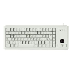 CHERRY Compact-Keyboard G84-4400 - Klávesnice - PS/2 - evropská - světle šedá
