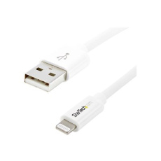 StarTech.com 1m (3ft) White Apple 8-pin Lightning Connector to USB Cable for iPhone / iPod / iPad - Charge and Sync Cable - 1 meter (USBLT1MW) - Kabel Lightning - Lightning s piny (male) do USB s piny (male) - 1 m - dvojnásobne stínený - bílá - pro P/N: KITBXAVHDPEU, KITBXAVHDPNA, KITBXAVHDPUK, KITBXDOCKPEU, KITBXDOCKPUK, KITBZDOCK StarTech.com 1m (3ft) White Apple 8-pin Lightning Connector to USB Cable for iPhone / iPod / iPad - Charge and Sync Cable - 1 meter (USBLT1MW) - Kabel Lightning - Lightning s piny (male) do USB s piny (male) - 1 m - dvojnásobne stínený - bílá - pro P/N: KITBXAVHDPEU, KITBXAVHDPNA, KITBXAVHDPUK, KITBXDOCKPEU, KITBXDOCKPUK, KITBZDOCK