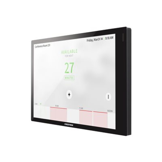 Crestron Room Scheduling Touch Screen TSS-770-B-S - Room manager - bezdrátový, kabelové - Bluetooth, 802.11a/b/g/n/ac - 2.4 Ghz, 5 GHz - 10/100 Ethernet - hladká černá