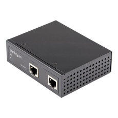 StarTech.com Industrial Gigabit Ethernet PoE Injector, 30W 802.3at PoE+ Midspan 48V-56VDC DIN Rail Power Over Ethernet Injector Adapter, -40C to +75C Cameras/Sensors/WiFi Access, 30W PoE - Midspan PoE Injector (POEINJ30W) - Dávkovac energie - 30 Watt - výstupní konektory: 2 - cerná