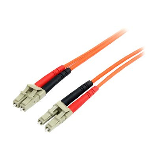 Startech 3m Fiber Optic Cable - Multimode Duplex 62.5/125 - LSZH - LC/LC - OM1 - LC to LC Fiber Patch Cable (FIBLCLC3) - Patch kabel - multirežim LC (M) do multirežim LC (M) - 3 m - 3 m - optické vlákno - duplex - 62,5 / 125 mikron