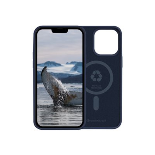 dbramante1928 Monaco - Zadní kryt pro mobilní telefon - kompatibilita s MagSafe - 100% recyklovaný plast - modrá pacifik - pro Apple iPhone 14 Pro Max