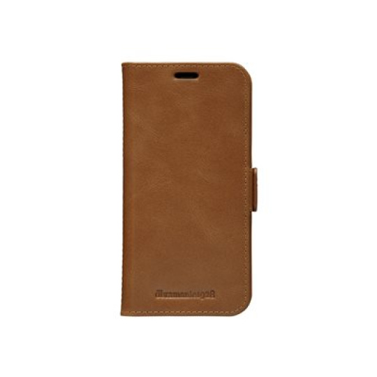 dbramante1928 Copenhagen Slim - Pouzdro s klopou pro mobilní telefon - kuže full-grain - bronz - pro Apple iPhone 12, 12 Pro