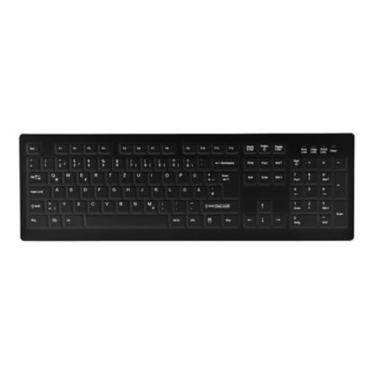Active Key AK-C8100 - Keyboard replaceable key membrane - černá