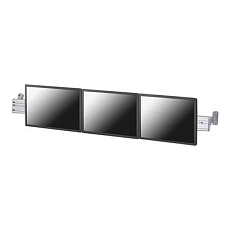 Neomounts FPMA-WTB100 - Montážní sada (nástrojová lišta) - fixní - pro 3 LCD displeje - stříbrná - velikost obrazovky: 10"-24" - montáž na stěnu