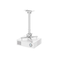 Neomounts CL25-540WH1 - Montážní sada (stropní montáž) - plný pohyb - pro projektor - easy-install, height 60.5 - 90.5 cm - ocel - bílá