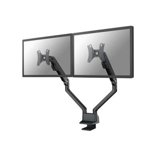 Neomounts FPMA-D750DBLACK2 - Montážní sada (úchyt na stůl) - plný pohyb - pro 2 LCD displeje - černá - velikost obrazovky: 10"-32" - upevnění svorkou, průchodka