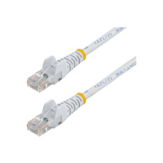 StarTech.com Snagless Cat 5e UTP Patch Cable - Patch kabel - RJ-45 (M) do RJ-45 (M) - 3 m - UTP - CAT 5e - lisovaný, provedení bez hrbolku - bílá