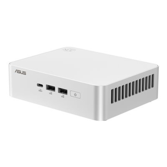 ASUS NUC 15 Pro+ RNUC15CRSU700002 - Barebone - mini PC 1 x Core Ultra 7 255H / až 5.1 GHz - RAM 0 GB - Arc 140T - IEEE 802.11ax (Wi-Fi 6), IEEE 802.11be (Wi-Fi 7), Bluetooth 5.4, 2.5 Gigabit Ethernet, Gigabit Ethernet - stříbrná