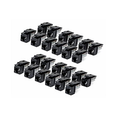 Cat6 Keystone Jack 24-Pack 90-Deg 110 Cat6 Keystone Jack 24-Pack 90-Deg 110