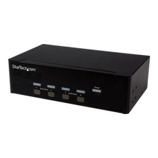 StarTech.com 4 Port VGA KVM Switch - Dual VGA - Hot-key & Audio Support - 1920x1200 KVM Switch - KVM Video Switch (SV431DVGAU2A) - Prepínac KVM / audio / USB - 4 x KVM / zvuk / USB - 1 místní uživatel - desktop - pro P/N: SV431RACK, SVA12M2NEUA, SVA12M5NA
