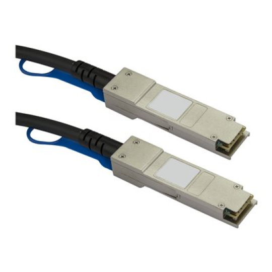 StarTech.com HPE JD095C Compatible .65m 10G SFP+ to SFP+ Direct Attach Cable Twinax, 10GbE SFP+ Copper DAC 10 Gbps Low Power Passive Mini GBIC/Transceiver Module DAC, Firepower A5500, 10GE - Lifetime Warranty (JD095CST) - Kabel 10GBase pro prímé pripojení - SFP+ s jazýckem do SFP+ s jazýckem - 65 cm - diaxiální - SFF-8431/SFF-8432 - pasivní - cerná