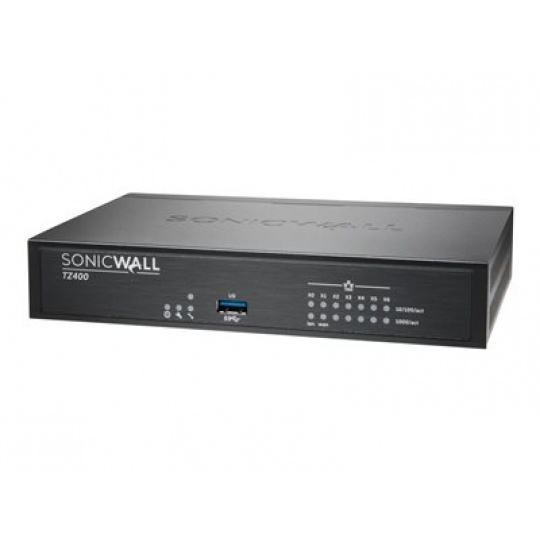 SonicWall TZ400 - Advanced Edition - bezpečnostní zařízení - GigE - SonicWALL Secure Upgrade Plus Program (3 roky)