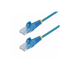 Startech 5m Blue Slim CAT6 Ethernet Cable, Snagless, 28AWG, LSZH - Patch kabel - RJ-45 (M) do RJ-45 (M) - 5 m - 3.6 mm - UTP - CAT 5/5e/6 - IEEE 802.3bt - neobsahuje halogen, provedení bez hrbolku - modrá Startech 5m Blue Slim CAT6 Ethernet Cable, Snagless, 28AWG, LSZH - Patch kabel - RJ-45 (M) do RJ-45 (M) - 5 m - 3.6 mm - UTP - CAT 5/5e/6 - IEEE 802.3bt - neobsahuje halogen, provedení bez hrbolku - modrá